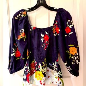 NWT- Cara Cara Everly Top - Floral Alley Size S